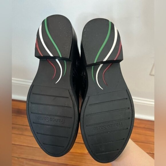 Franco Sarto Black Keaton Wide Calf High Shaft Boot 9 - Picture 6 of 12